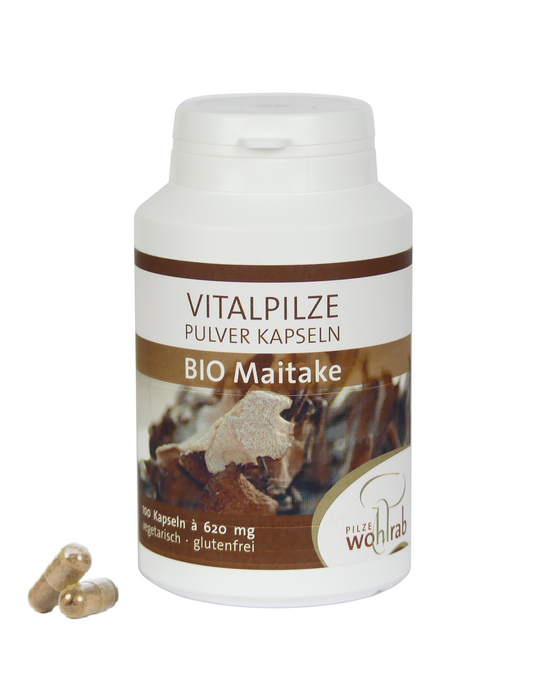 BokrosgombaMaitake BIO gyógygomba por kapszula 100 db, 620 mg Pilze